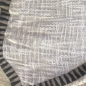 Cropped raw cotton poncho bohemian